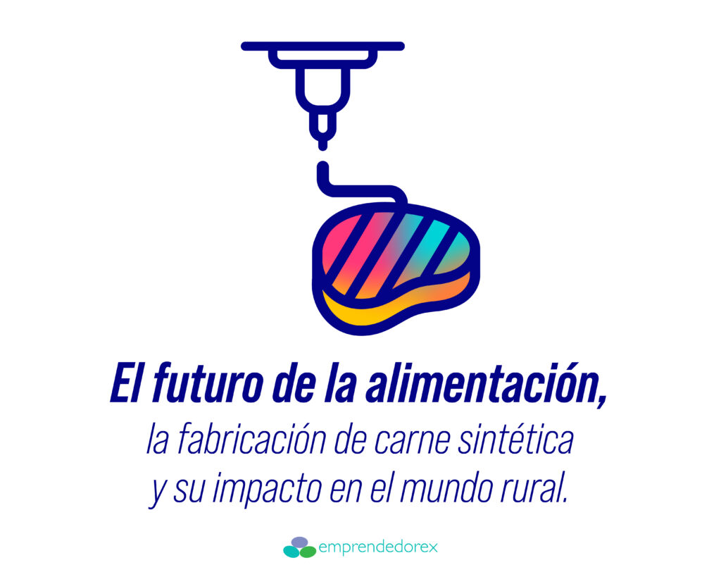 El futuro de la alimentación, la fabricación de carne sintética y su impacto en el mundo rural.