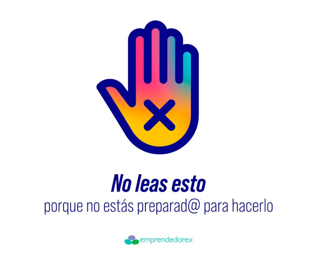 No leas esto, porque no estás preparado para hacerlo