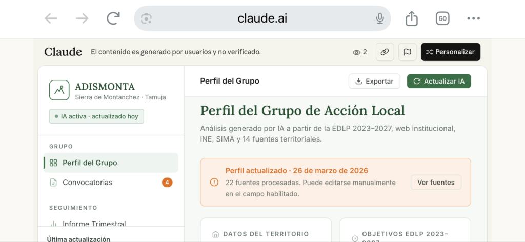 La reinvención de LEADER llega de la mano de la Inteligencia Artificial: Agentes IA para la financiación y diseño de proyectos