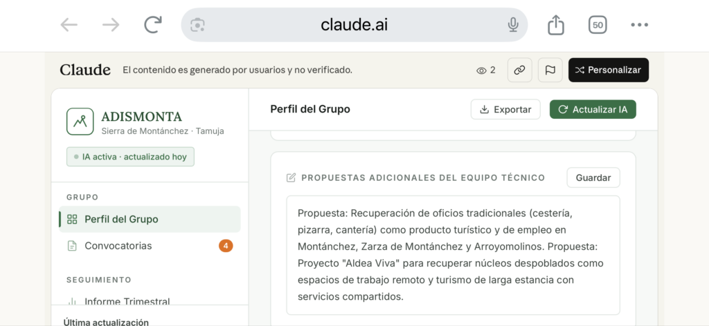 La reinvención de LEADER llega de la mano de la Inteligencia Artificial: Agentes IA para la financiación y diseño de proyectos