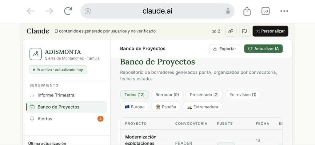 La reinvención de LEADER llega de la mano de la Inteligencia Artificial: Agentes IA para la financiación y diseño de proyectos