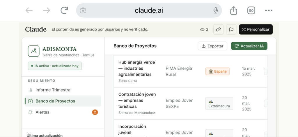 La reinvención de LEADER llega de la mano de la Inteligencia Artificial: Agentes IA para la financiación y diseño de proyectos