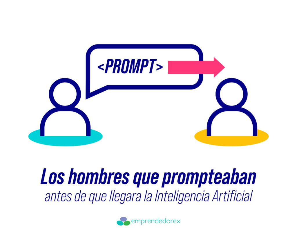 Los hombres que prompteaban antes de que llegara la Inteligencia Artificial