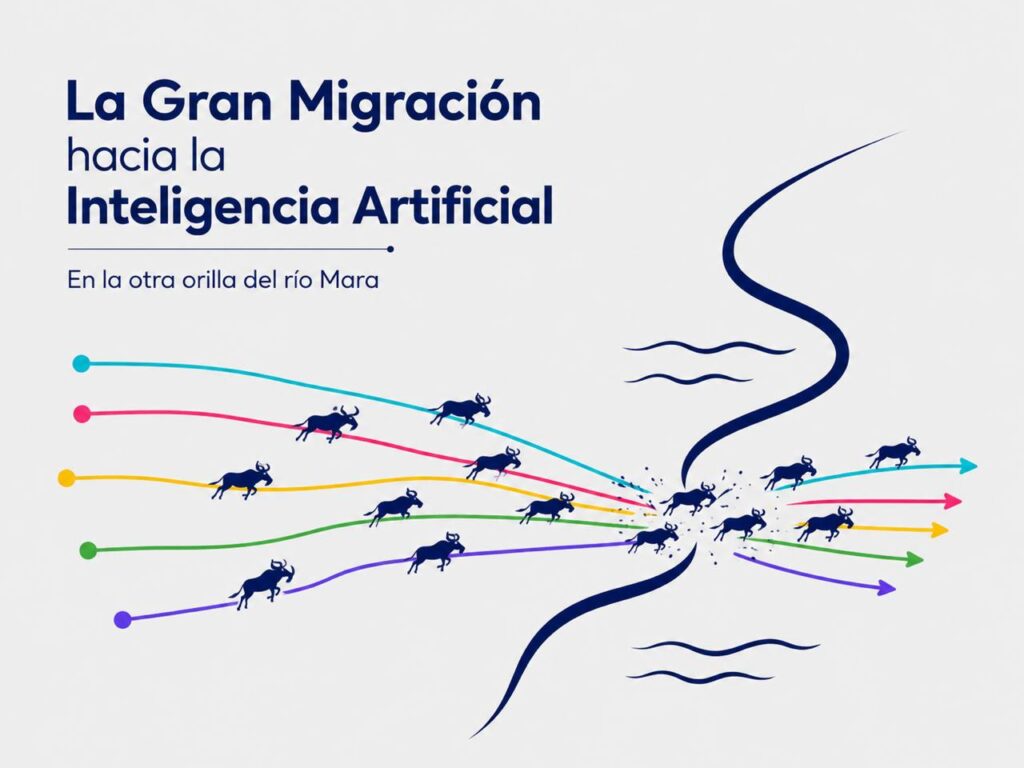 La Gran Migración a la Inteligencia Artificial. En la otra orilla del río Mara