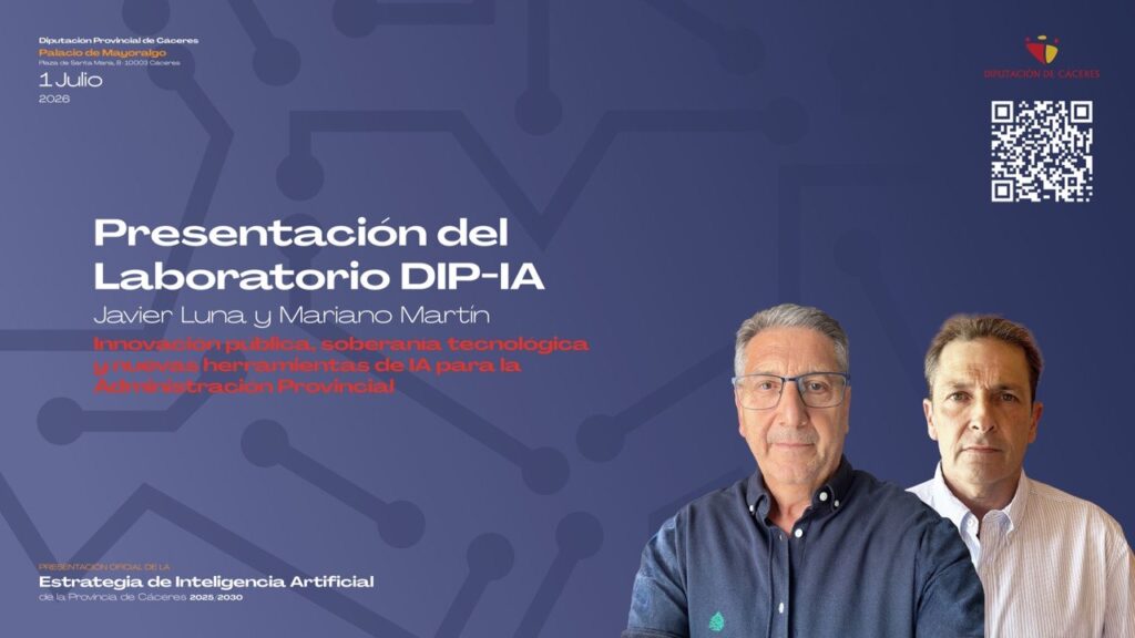 Estamos a la altura, Guillermo | La Estrategia de Inteligencia Artificial de la Provincia de Cáceres recoge el testigo de una Extremadura que decidió adelantarse al futuro