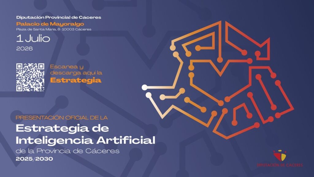 Estamos a la altura, Guillermo | La Estrategia de Inteligencia Artificial de la Provincia de Cáceres recoge el testigo de una Extremadura que decidió adelantarse al futuro