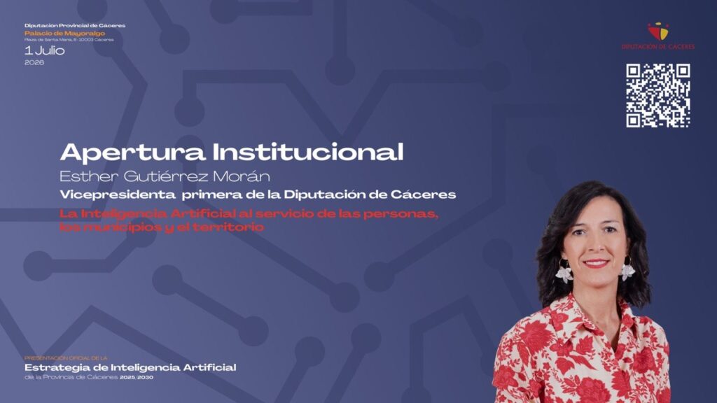 Estamos a la altura, Guillermo | La Estrategia de Inteligencia Artificial de la Provincia de Cáceres recoge el testigo de una Extremadura que decidió adelantarse al futuro
