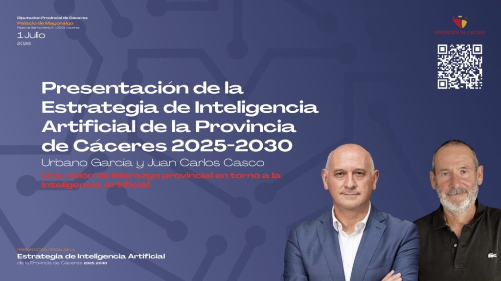 Estamos a la altura, Guillermo | La Estrategia de Inteligencia Artificial de la Provincia de Cáceres recoge el testigo de una Extremadura que decidió adelantarse al futuro